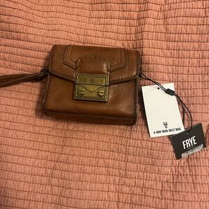 Frye Tan Leather Mini Bag